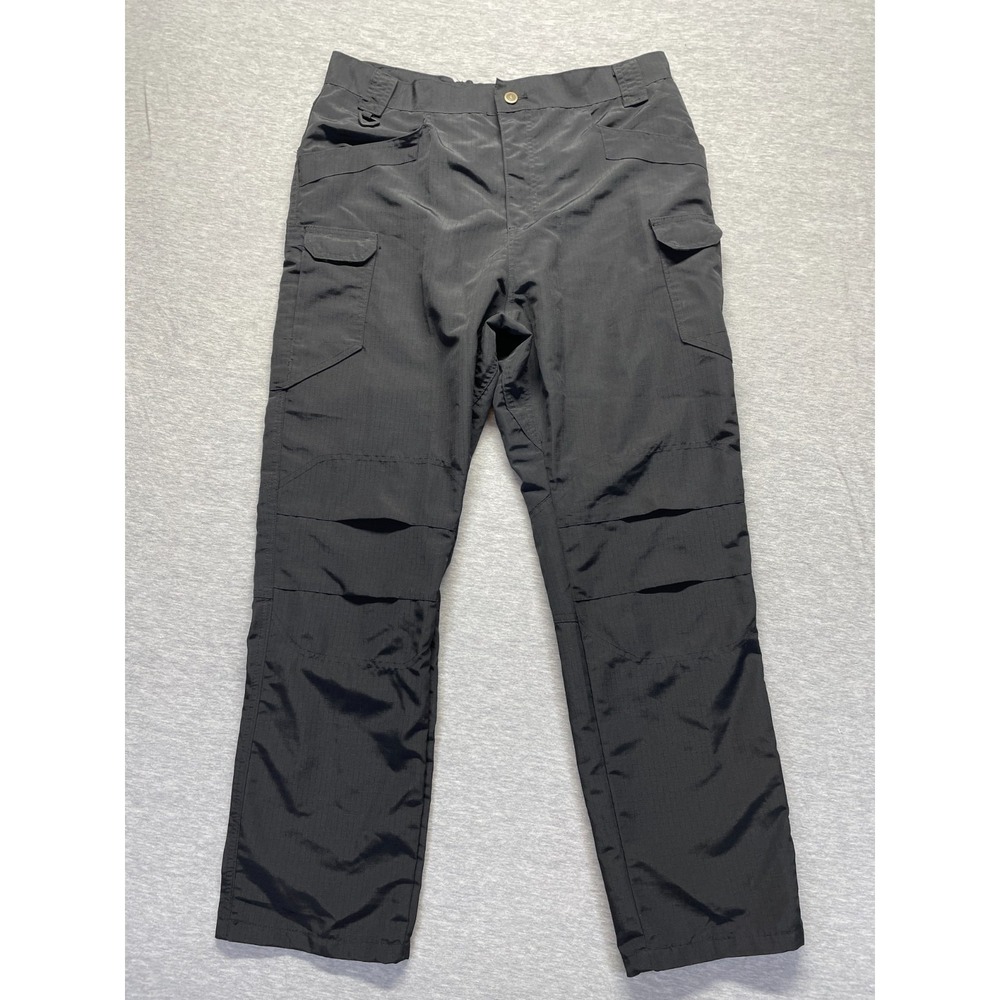 Tactical Series Cargo Pants Mens 2XL Black Flex-Tac Casual Workwear Straight Leg